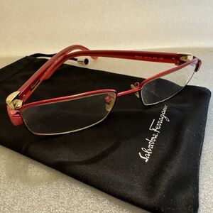 Salvatore Ferragamo SF2115 Eyeglasses 53/16 135 with Signature Pouch